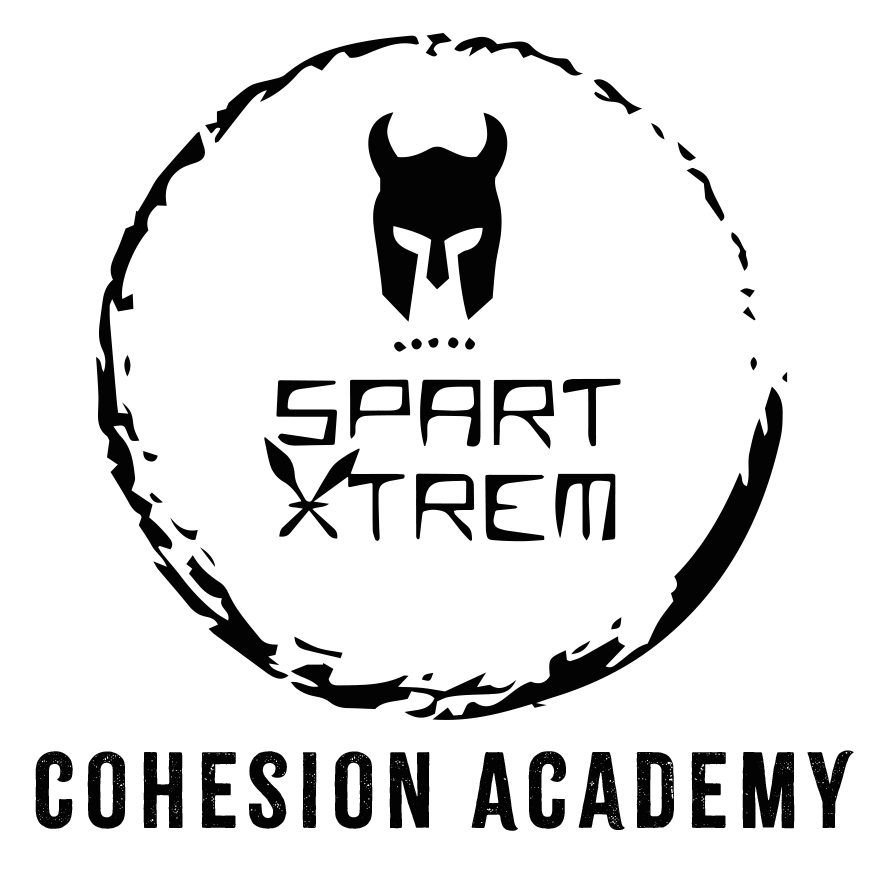 Logo NOIR SpartXTREM Cohesion Academy 1 2